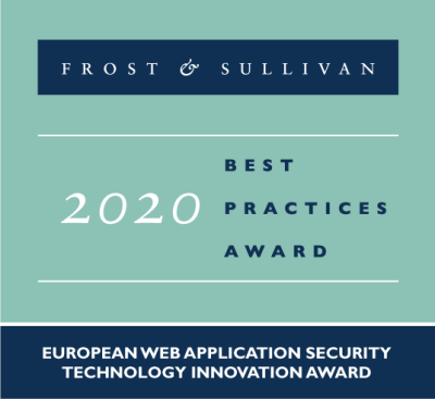Frost & Sullivan - 2020 European Web Application Security Technology Innovation Award