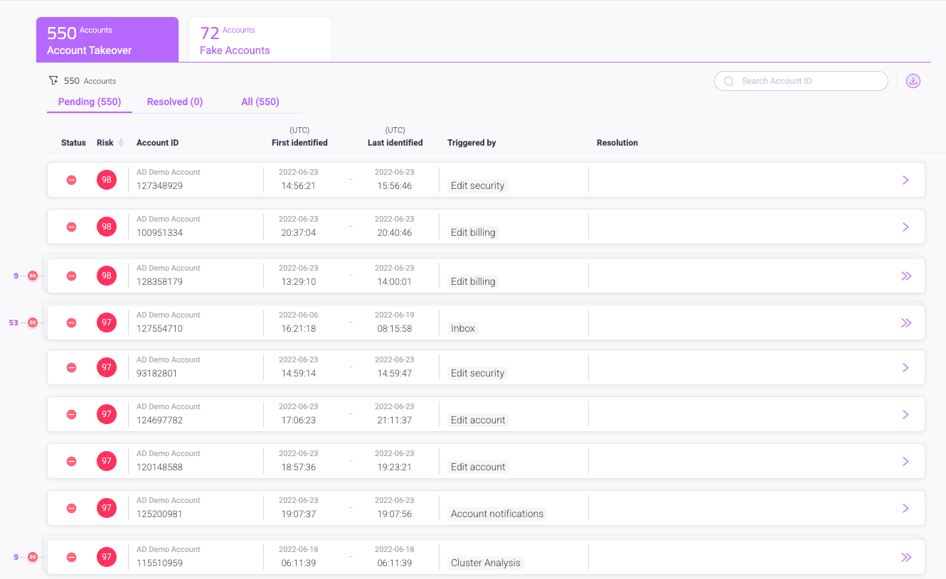 Database Product Screenshot