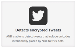 Detects encrypted Tweets