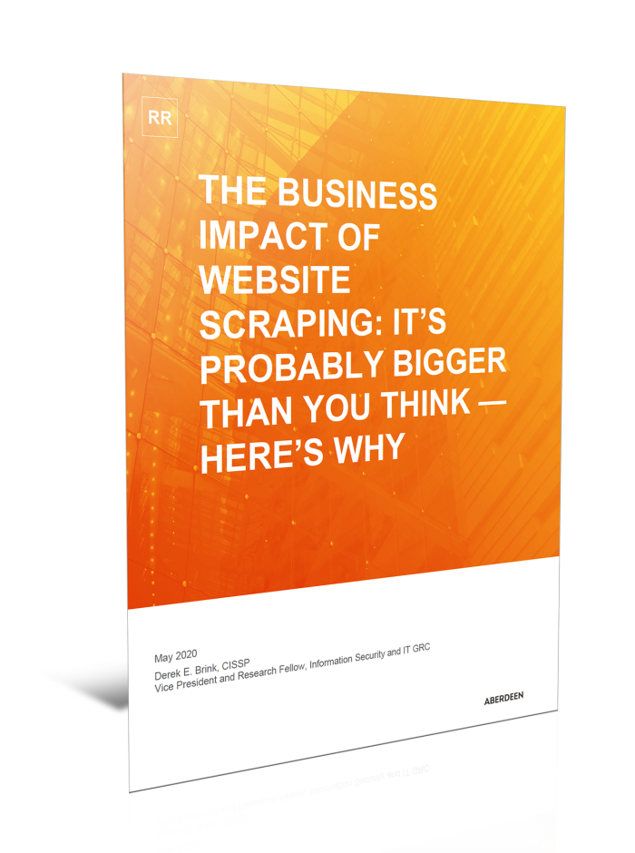 Aberdeen Research Report: The Business Impact of Website Scraping