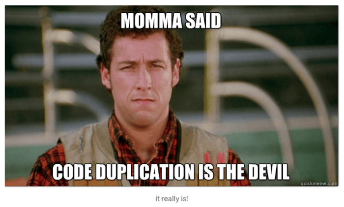 Code duplication