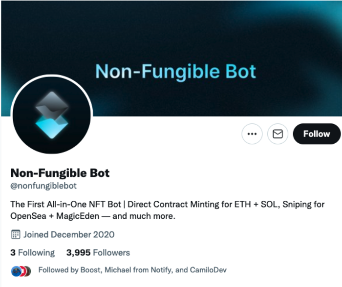 Non-Fungible Bot